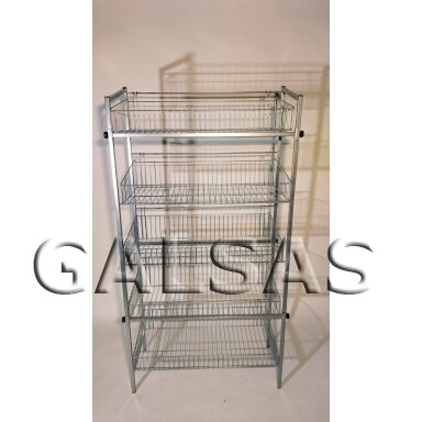 Multi-Purpose Shelving Display Stand STV-31-L940-P for Retail and Storage. Available by Pre-Order