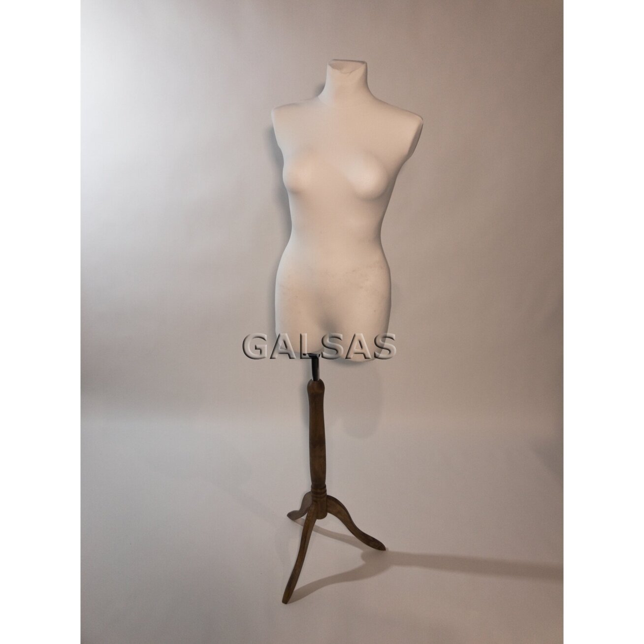Replacement White Fabric Cover for "Extended" Dress Form Model 2
