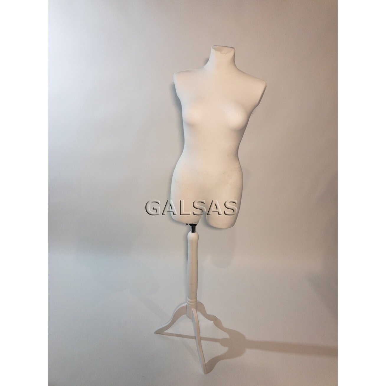 Replacement White Fabric Cover for "Extended" Dress Form Model 3