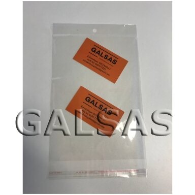 Transparent Self-Adhesive CPP Bags with Hanging Hole, 9 x 15 cm + 3 cm Flap, Pack of 100