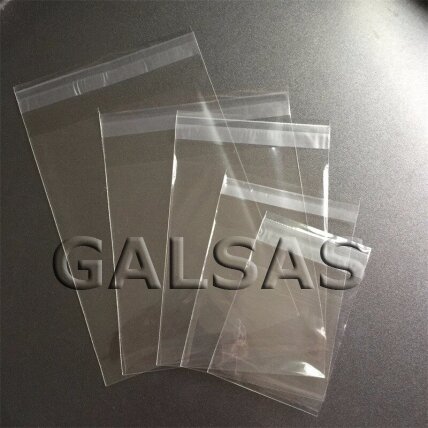 Transparent Self-Adhesive CPP Bags without Hanging Hole, 60 x 60 cm + 5 cm Flap, Pack of 100 Transparent Self-Adhesive CPP Bags without Hanging Hole, 60 x 60 cm + 5 cm Flap, Pack of 100
