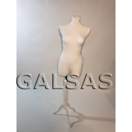 Replacement White Fabric Cover for "Extended" Dress Form Model 3