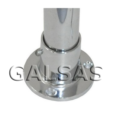 Wall-Mounted "Medium" Holder for 25 mm Chrome-Plated Tube