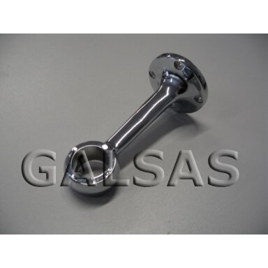 Wall-Mounted Fixed Holder for 25 mm Chrome-Plated Tube