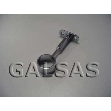 Wall-Mounted Adjustable Holder for 25 mm Chrome-Plated Tube
