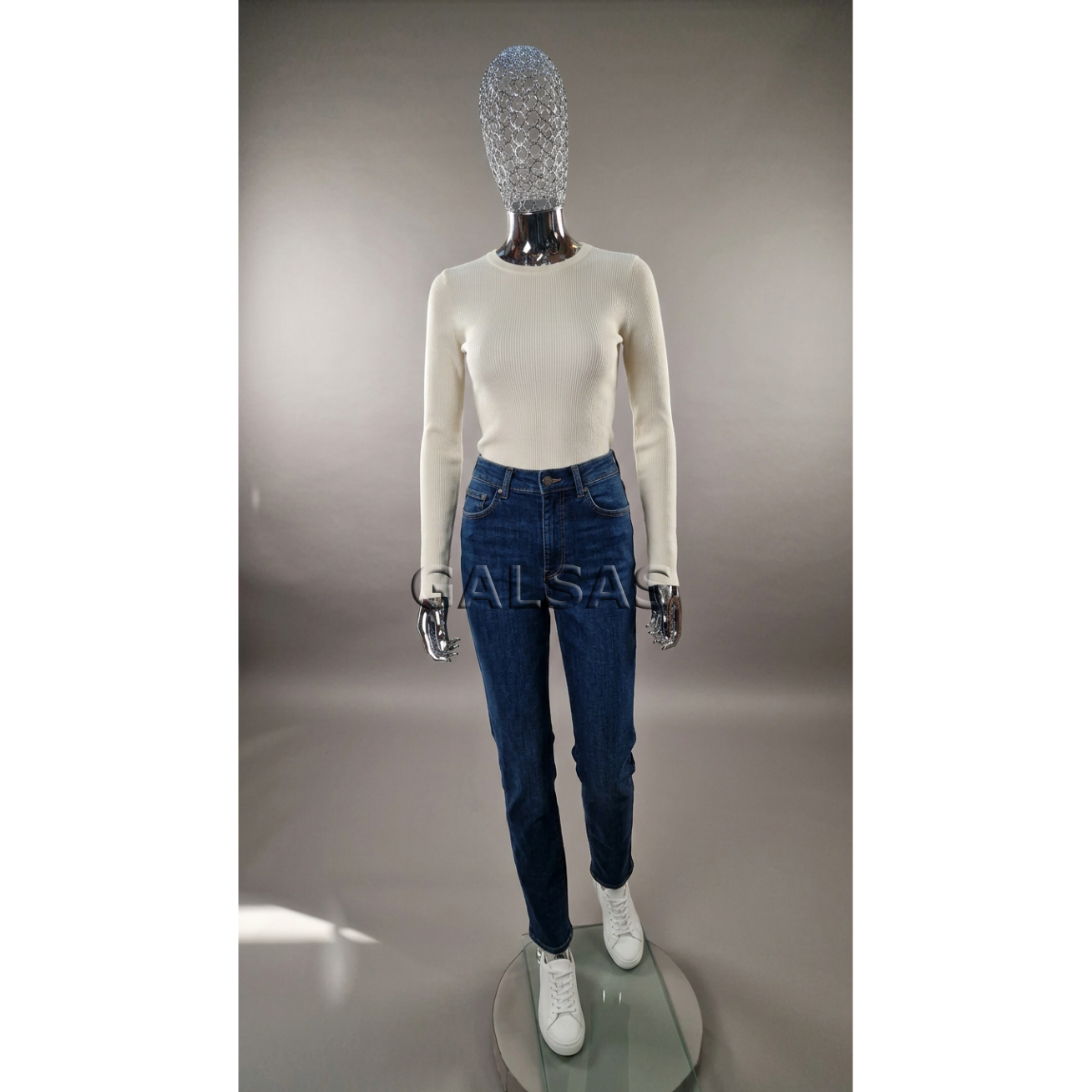 Mirror-Chrome Female Mannequin BF2-TINKL-SILVER 11 Mirror-Chrome Female Mannequin BF2-TINKL-SILVER 11