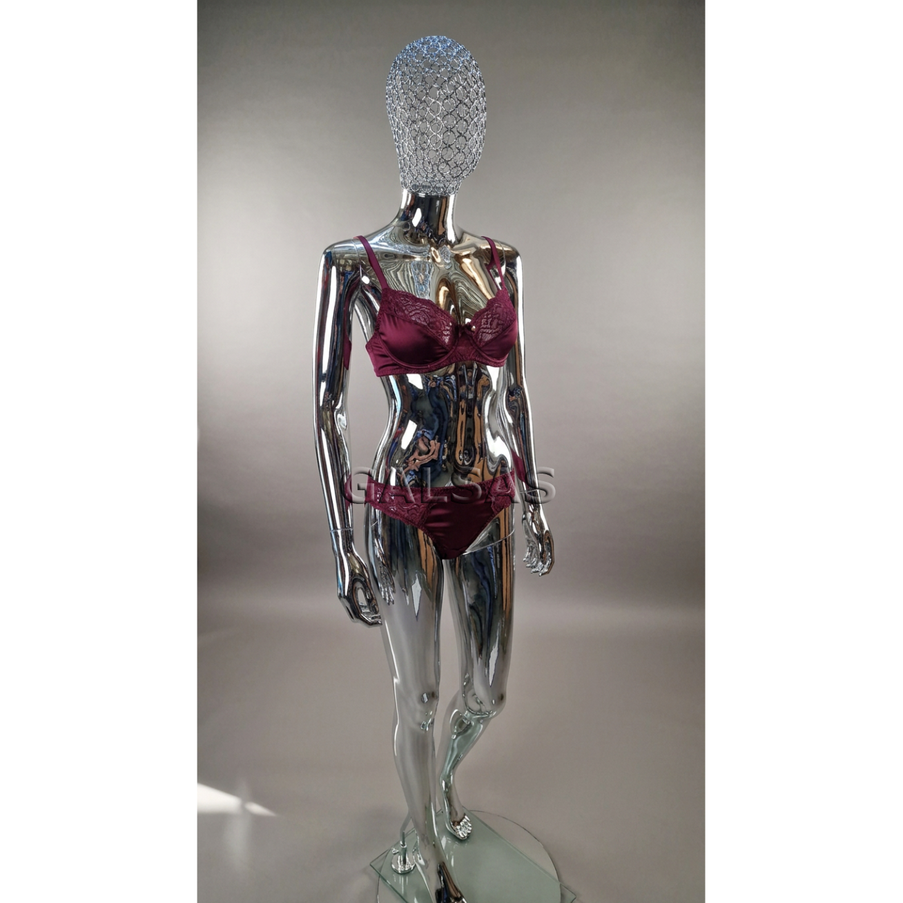 Mirror-Chrome Female Mannequin BF2-TINKL-SILVER 6 Mirror-Chrome Female Mannequin BF2-TINKL-SILVER 6