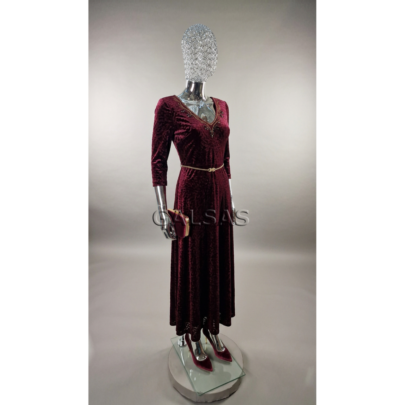 Mirror-Chrome Female Mannequin, Silver - BF6-TINKL-SILVER 4 Mirror-Chrome Female Mannequin, Silver - BF6-TINKL-SILVER 4