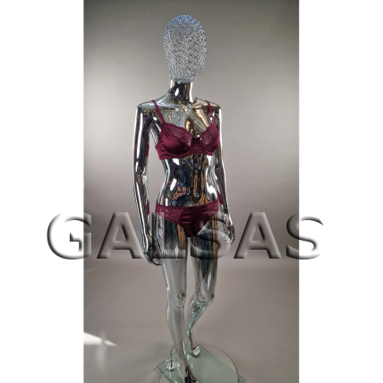 Mirror-Chrome Female Mannequin BF2-TINKL-SILVER 6 Mirror-Chrome Female Mannequin BF2-TINKL-SILVER 6
