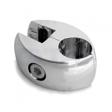 Single-Sided Shelf or Panel Connector with Chrome-Plated 25 mm Tube