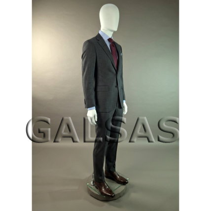 Male Full-Body Mannequin SM1-B-MAT, Matte White. Plastic. 5 Male Full-Body Mannequin SM1-B-MAT, Matte White. Plastic. 5