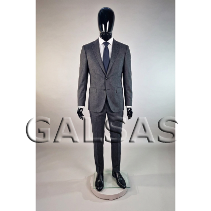Male Full-Body Mannequin SM1-J, Glossy Black. Plastic 4 Male Full-Body Mannequin SM1-J, Glossy Black. Plastic 4