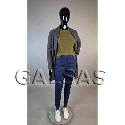XXL Female Full-Body Display Mannequin, Glossy Black. Plastic. Model XXL80 5 XXL Female Full-Body Display Mannequin, Glossy Black. Plastic. Model XXL80 5