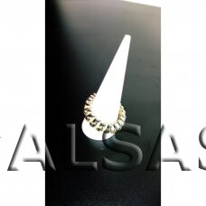 Gredzenu statīvs ZED-PIR-BALTAS pirkstveida, 67 mm, balts akrils
